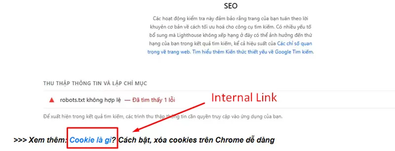 Internal link &ndash; Li&ecirc;n kết nội bộ